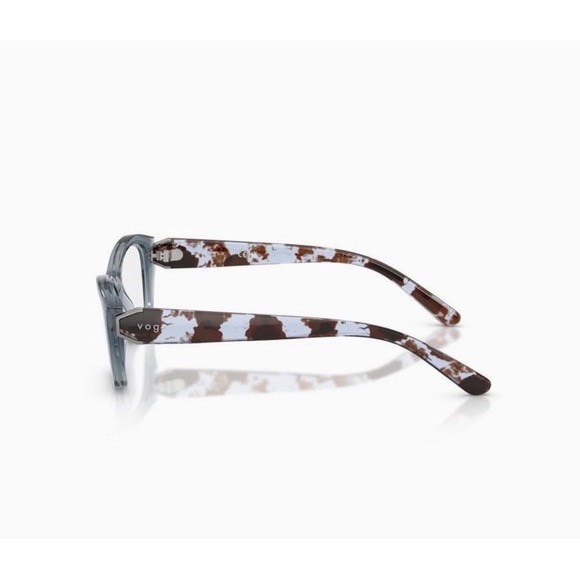 Vogue VO5676 Transparent‎ Blue Women\'s Reading Glasses Demo Lens NIB